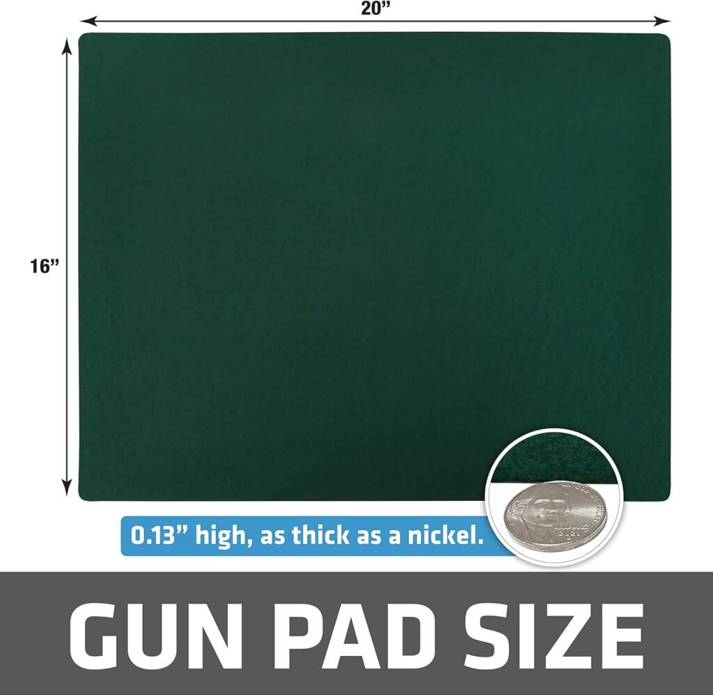 Drymate Gun Cleaning Pad, Premium Gun Cleaning Mat, Absorbent, Waterproof, Durable, Protects Surfaces, Contains Liquids (Made in The USA)
