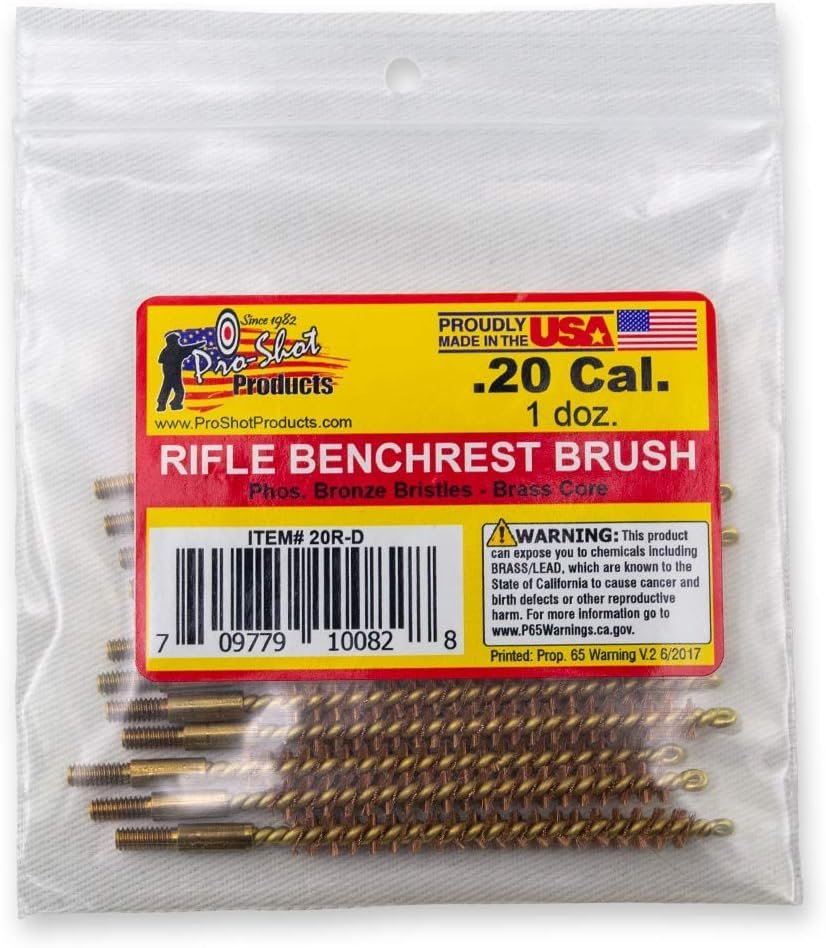 Pro-Shot Rifle Bore Brush Dozen Packs