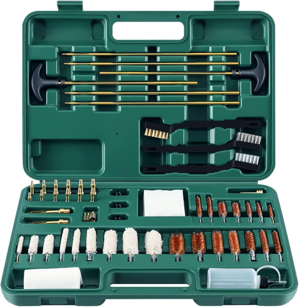 Cleaning Kit Universal Supplies for All Caliber with Portable Carrying Case